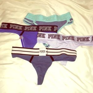 Pink Victoria’s Secret thong